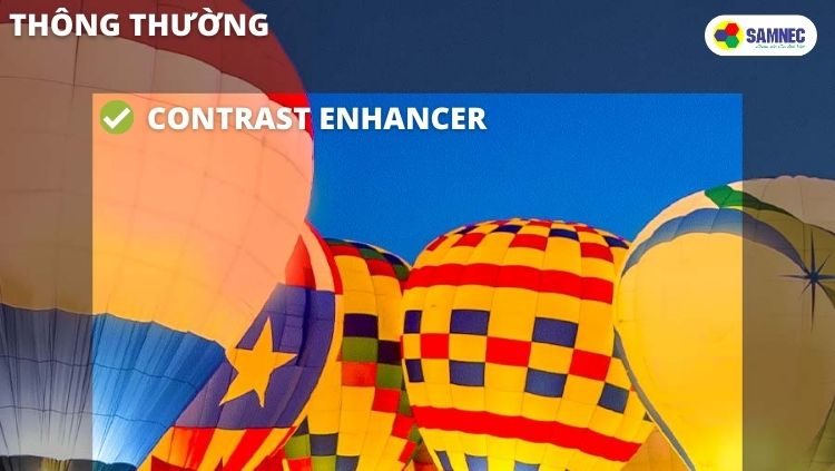 Công nghệ nâng cấp tương phản Contrast Enhancer trên tivi Samsung
