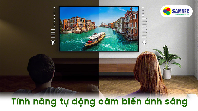 Tính năng tự động cảm biến ánh sáng thông minh trên tivi Sony 4K