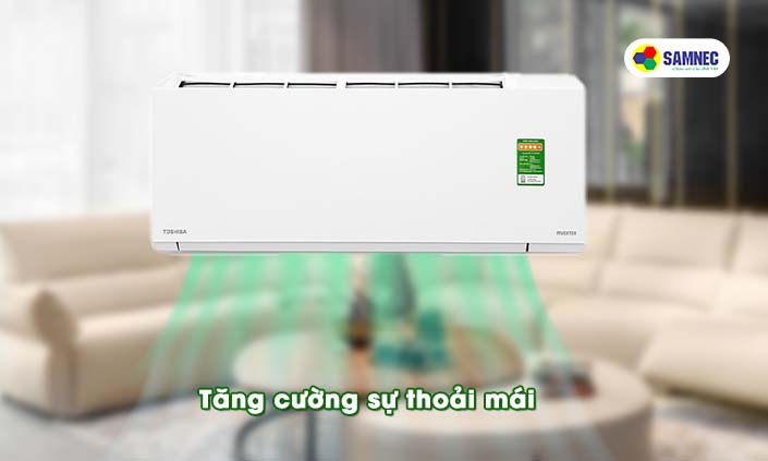 Máy điều hòa Toshiba hút ẩm giúp tăng sự thoải mái cho không gian của bạn