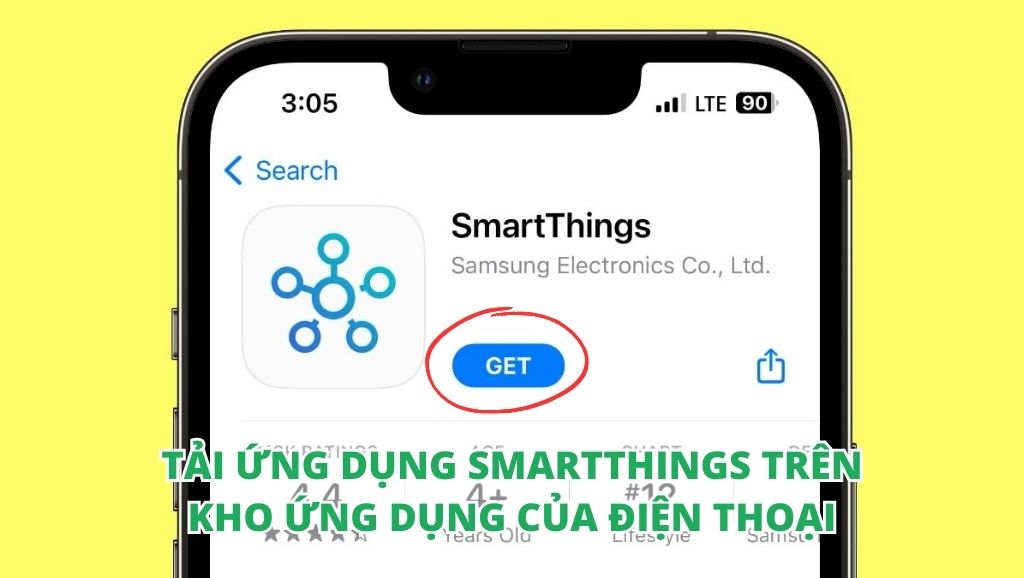 Sử dụng ứng dụng SmartThings để điều khiển tivi Samsung