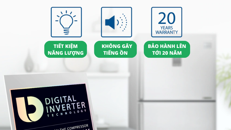 Công nghệ tiết kiệm điện trên tủ lạnh Samsung