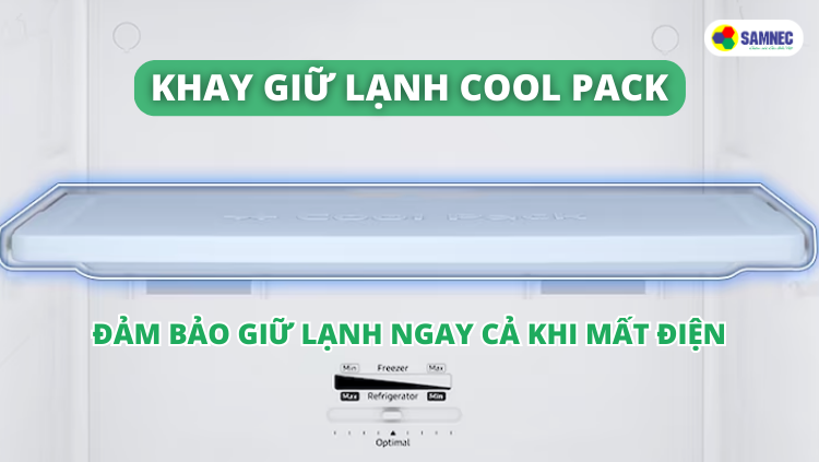 Khay giữ lạnh trên tủ lạnh Samsung
