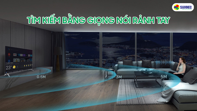 Tính năng tìm kiếm giọng nói rảnh tay trên tivi Sony