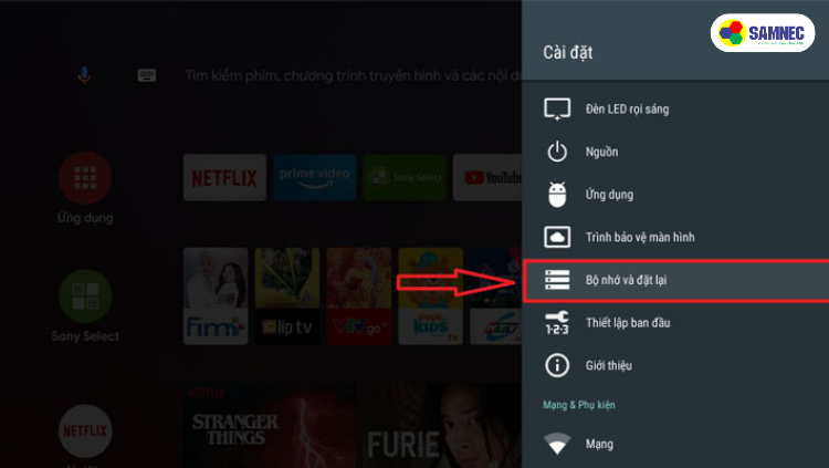 Bộ nhớ dự trữ của tivi Sony X80L và Sony X80K