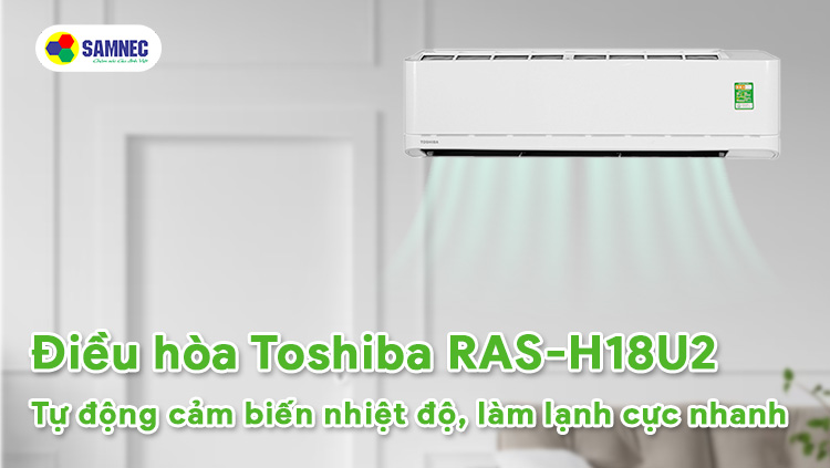 Cảm biến nhiệt độ trên điều hòa Toshiba RAS-H18U2