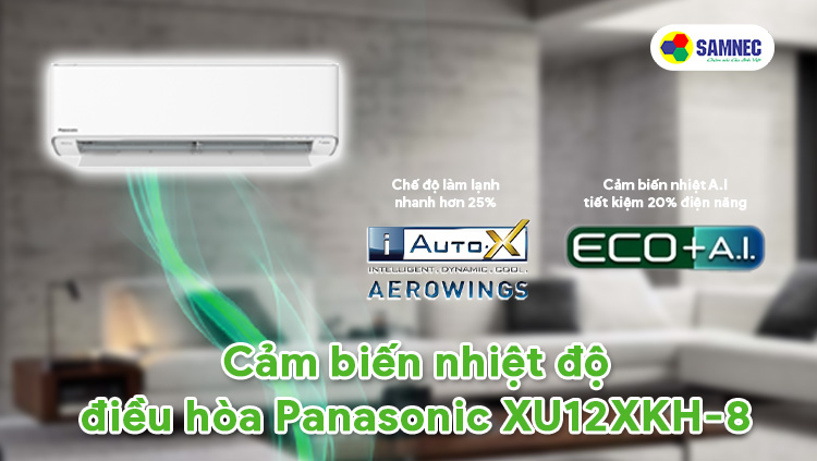 Cảm biến nhiệt độ trên điều hòa Panasonic XU12XKH-8