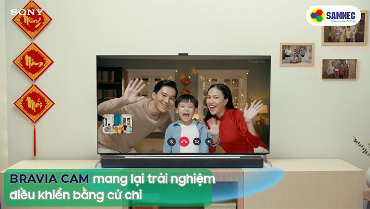 Bravia Cam giúp điều khiển tivi bằng cử chỉ