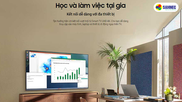 Chế độ kết nối đa thiết bị tivi Samsung