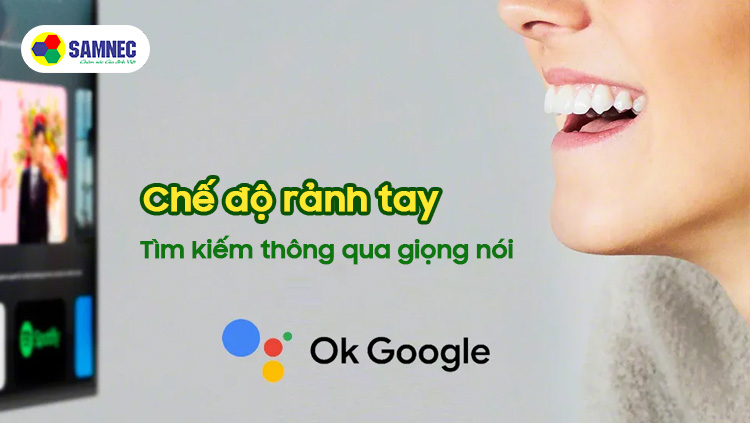 Chế độ rảnh tay của TV Sony X80L