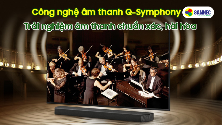 Công nghệ âm thanh Q-Symphony tivi Samsung