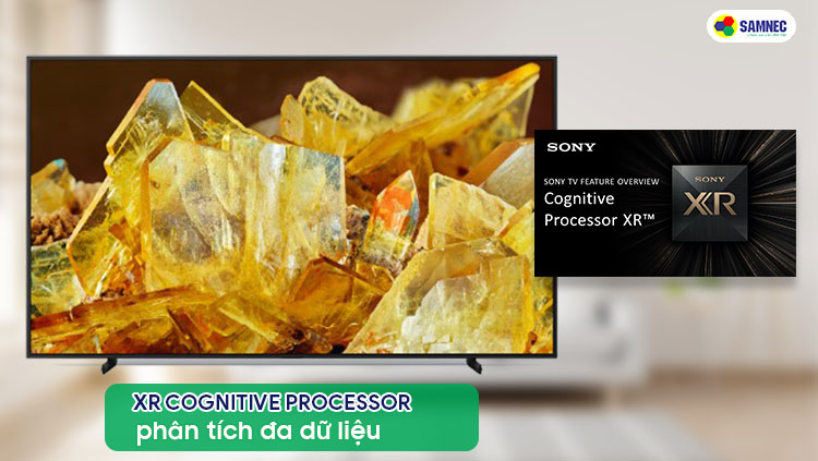 XR Cognitive cho hình ảnh thể hiện đúng điểm tập trung của mắt trên tivi Sony