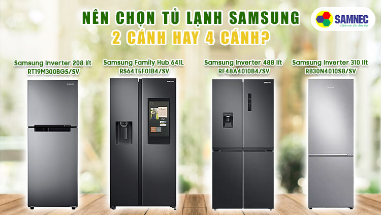 5 mẫu tủ lạnh đẹp nhất hãng Samsung, Hitachi, Panasonic | websosanh.vn