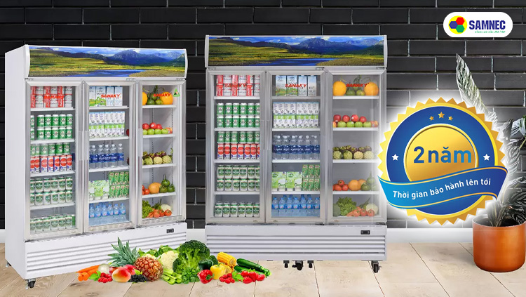 Tủ mát Sanaky có thời hạn bảo hành 24 tháng