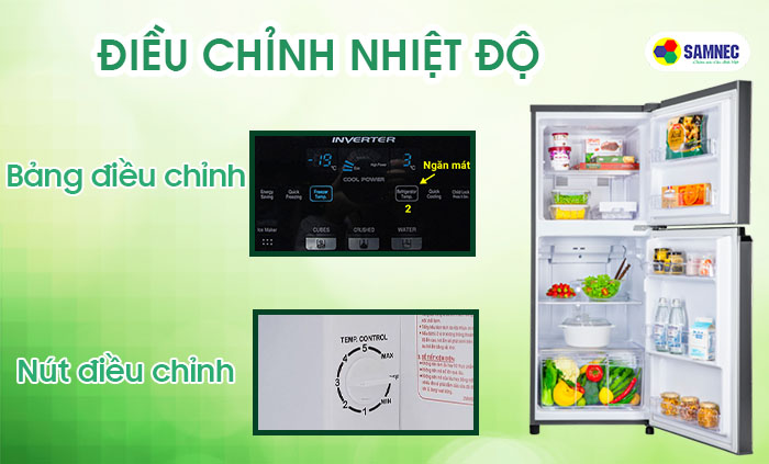Chỉnh lại nút điều chỉnh nhiệt độ về đúng số