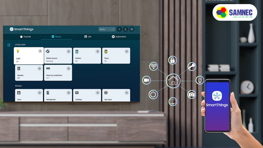 Ứng dụng smartThings