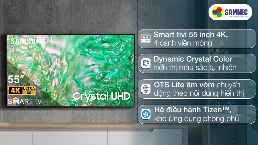 Công nghệ hình ảnh của tivi UA55DU8000KXXV