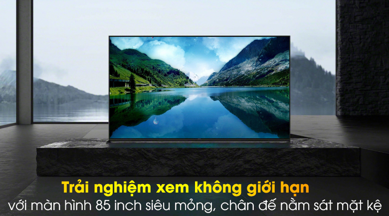 Android Tivi Sony 8K 85 inch KD-85Z8H - Màn hình siêu mỏng