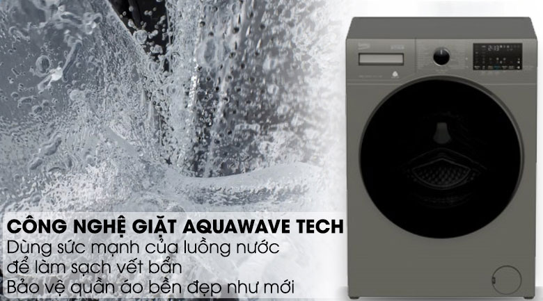 Aquawave Tech-Máy giặt Beko Inverter 10 kg WCV10749XMST