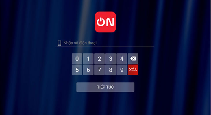 Bạn nhập số điện thoại để đăng ký tài khoản mới