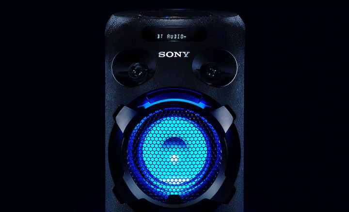 MHC-V02 với đèn loa LED