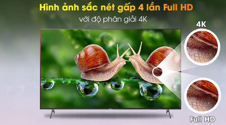 Phân giải 4K - Tivi LED Sony KD-65X9000H/S