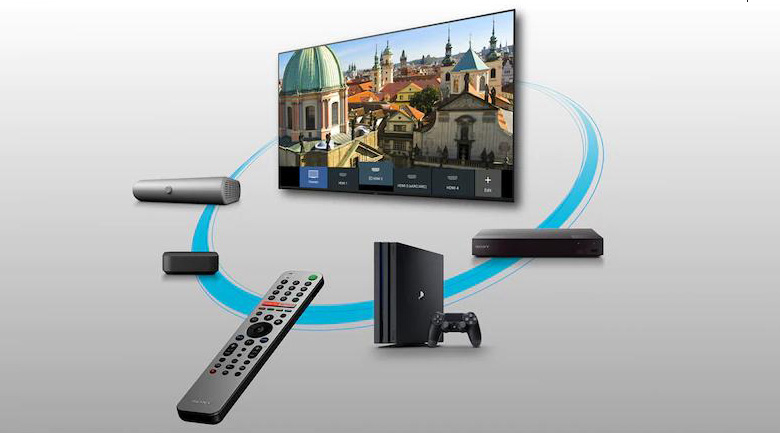 Remote thông minh - Tivi LED Sony KD-65X9000H/S