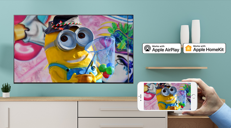 Android Tivi Sony 4K 65 inch KD-65X9500H - Chiếu màn hình điện thoại lên tivi dễ dàng