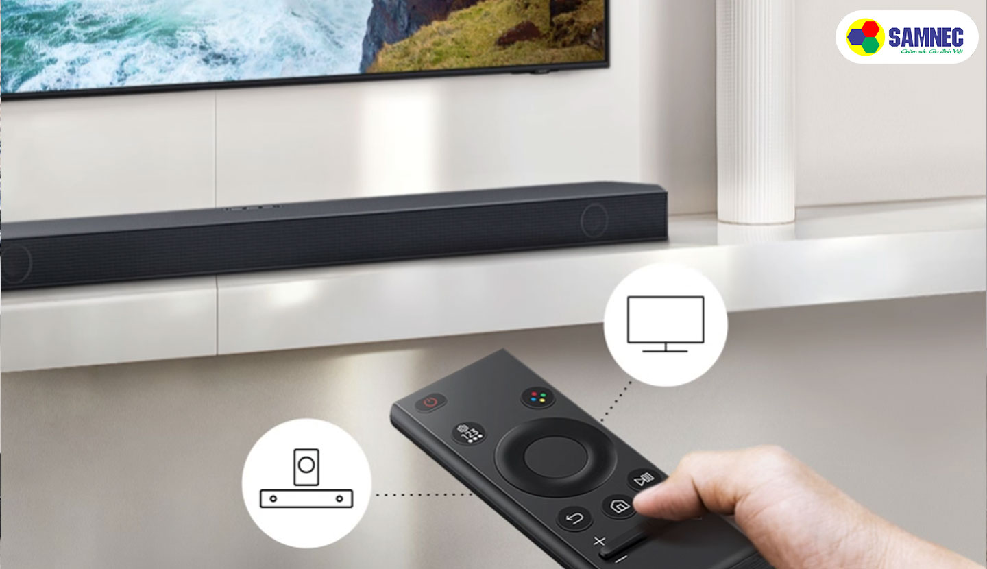 One Remote Control - Quyền năng điều khiển trên Loa thanh Samsung Q-series HW-Q990C/XV