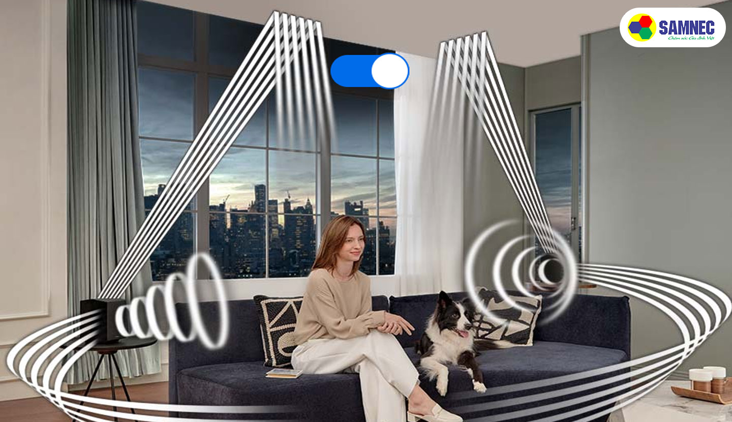 Tích hợp dàn loa vệ tinh cho không gian âm thanh chuẩn điện ảnh của Loa thanh Samsung Q-Series HW-Q990C/XV