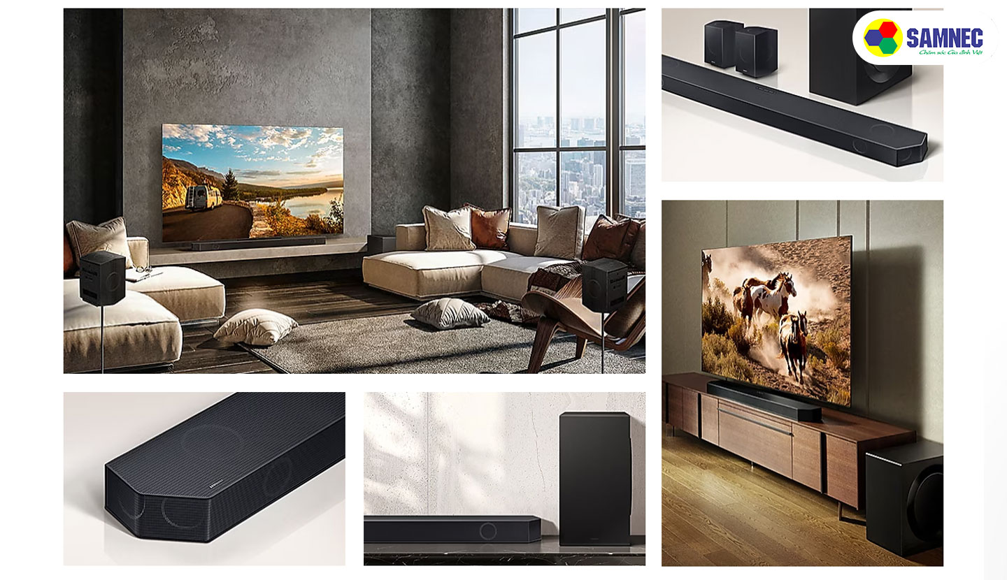 Mở rộng không gian tận hưởng âm thanh với Loa thanh Samsung Q-Series HW-Q990C/XV