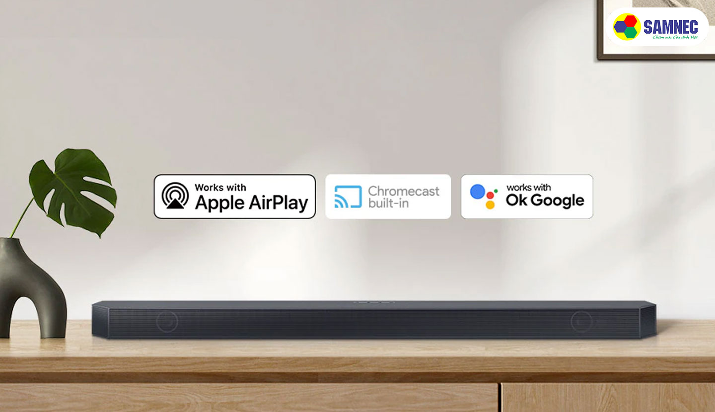 Tận hưởng âm nhạc yêu thích nhờ Trợ lý thông minh trên Loa thanh Samsung Q-series HW-Q990C/XV