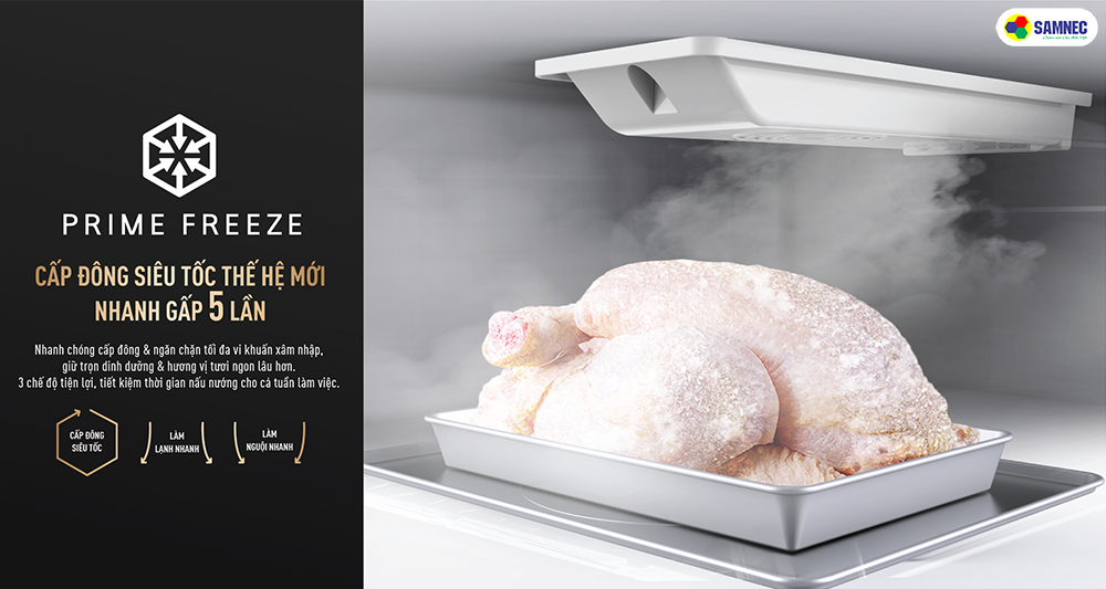 Ngăn Prime Freeze trên Tủ lạnh 4 cửa PRIME+ Edition NR-XY680YMM
