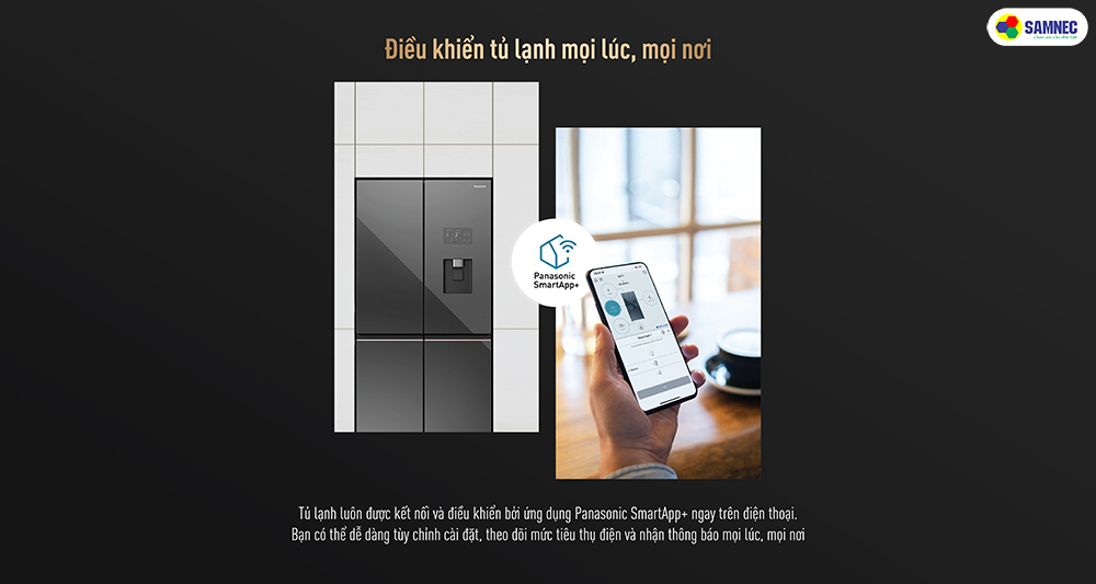 Ứng dụng App IoT trên Tủ lạnh 4 cửa PRIME+ Edition NR-XY680YMM