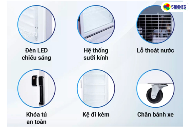 Phụ kiện đi kèm tủ mát Pinimax 290 lít PNM359KL