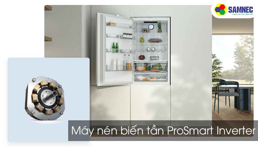 Công nghệ máy nén biến tần ProSmart Inverter trên tủ lạnh Beko 231 lít RDNT231I50VHFK