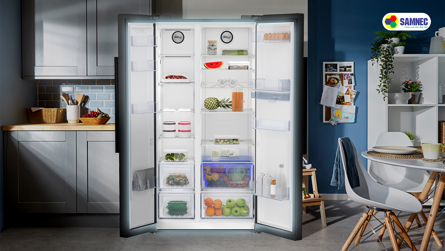 Công nghệ lọc mùi hoạt tính trên tủ lạnh Beko 271 lít RDNT271I50VHFSK