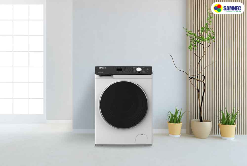 Nâng tầm thiết kế ngôi nhà với Máy giặt Hitachi Inverter cửa trước BD-954HVOW 9.5kg