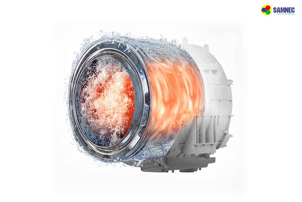 Chương trình vệ sinh lồng giặt của Máy giặt Hitachi Inverter cửa trước BD-954HVOW 9.5kg