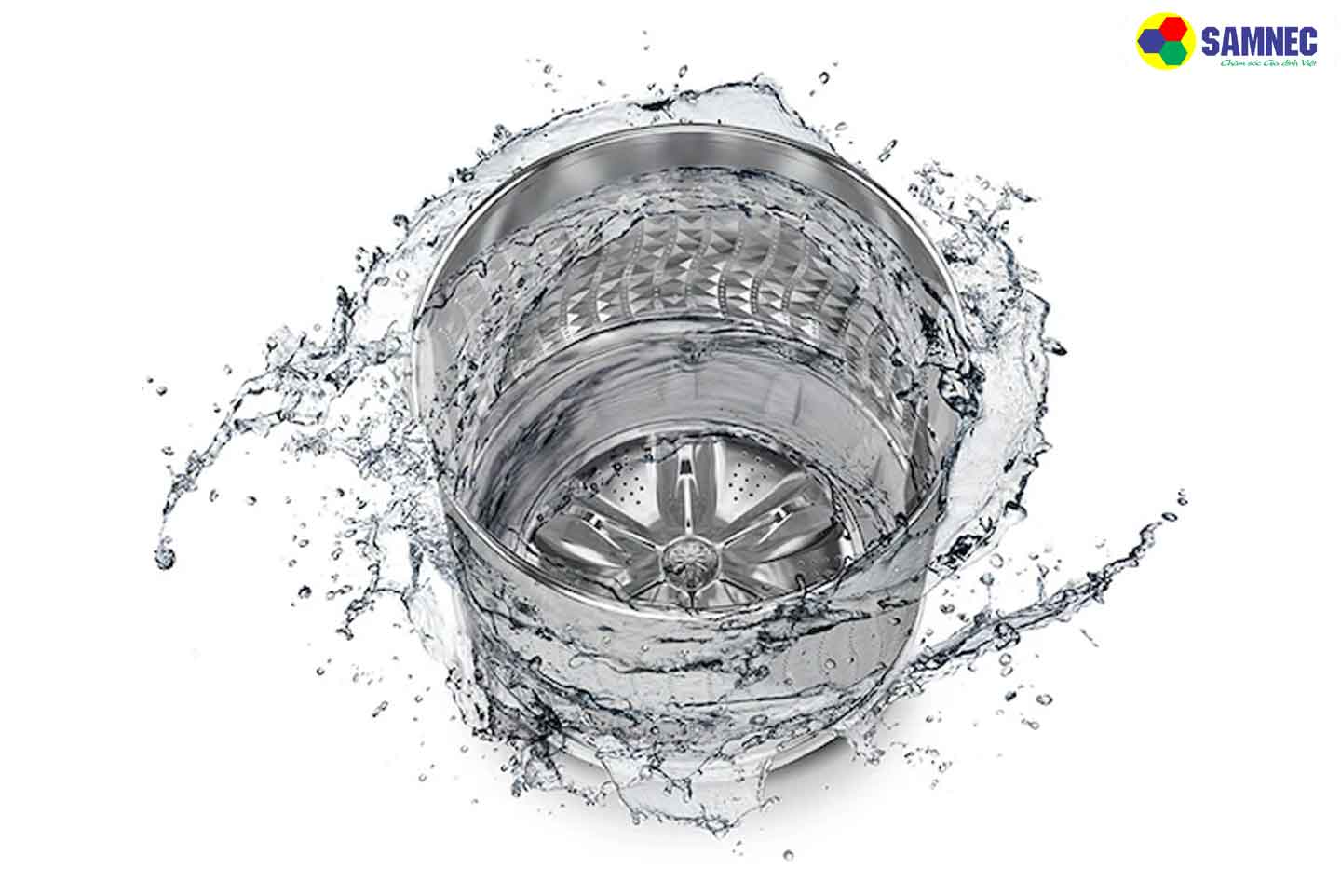 Chế độ Eco Tub Clean trên máy giặt Samsung Ecobubble 10kg WA10CG5745BDSV