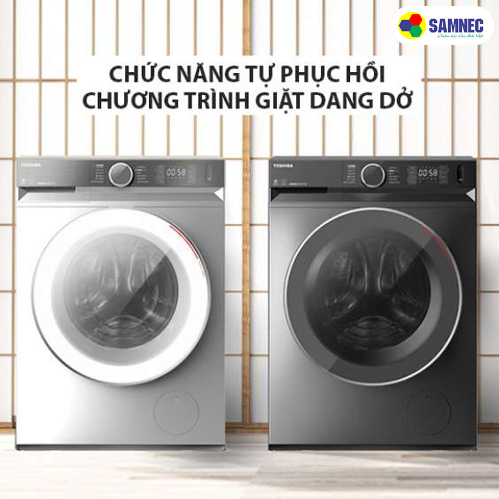 Chức năng tự phục hồi khi có diện của Máy giặt Toshiba TW-BK115G4V(MG)