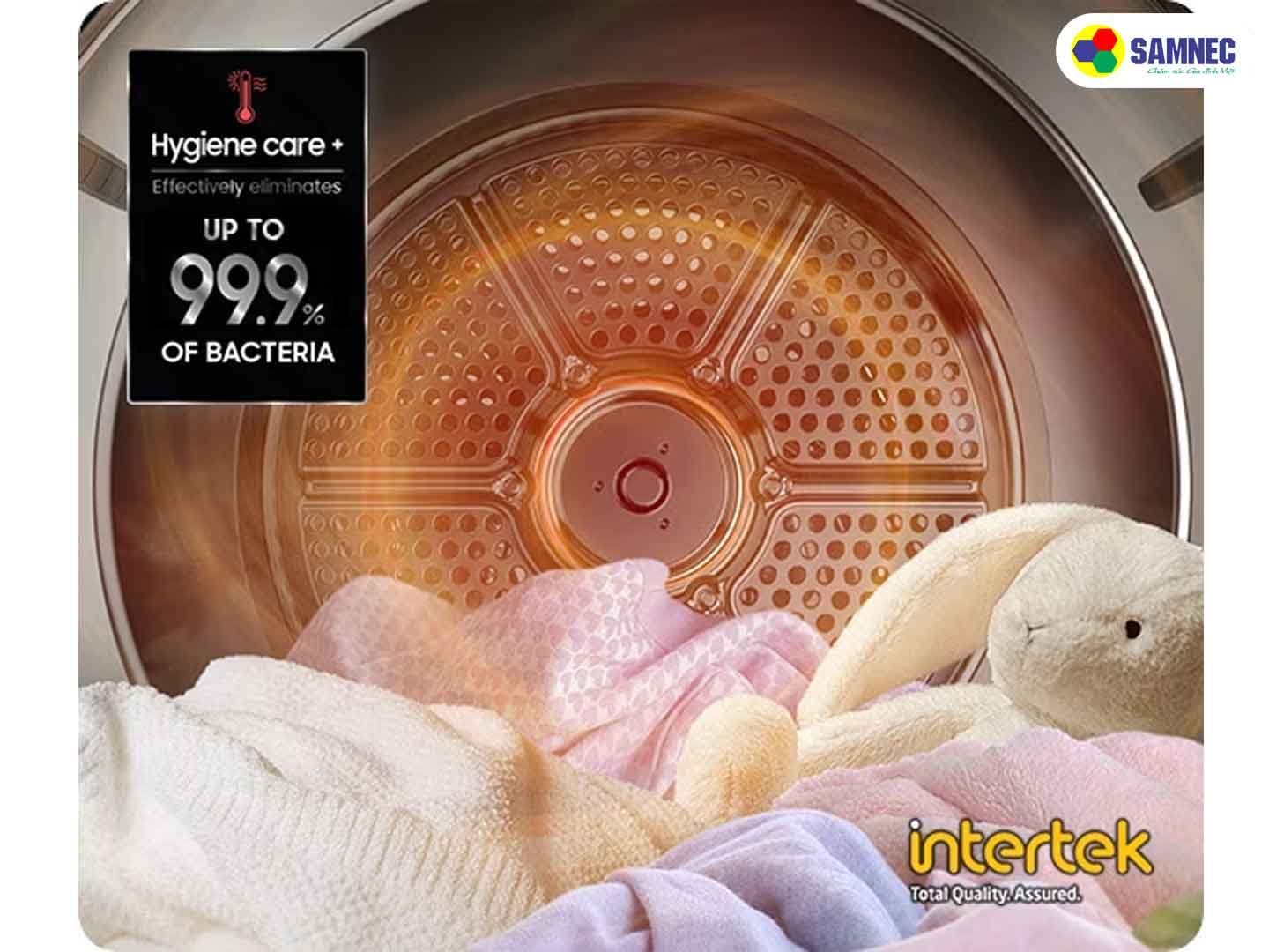 Chu trình Hygiene Care trên máy sấy quần áo Samsung Bespoke AI Heatpump DV17B9750CV/SV