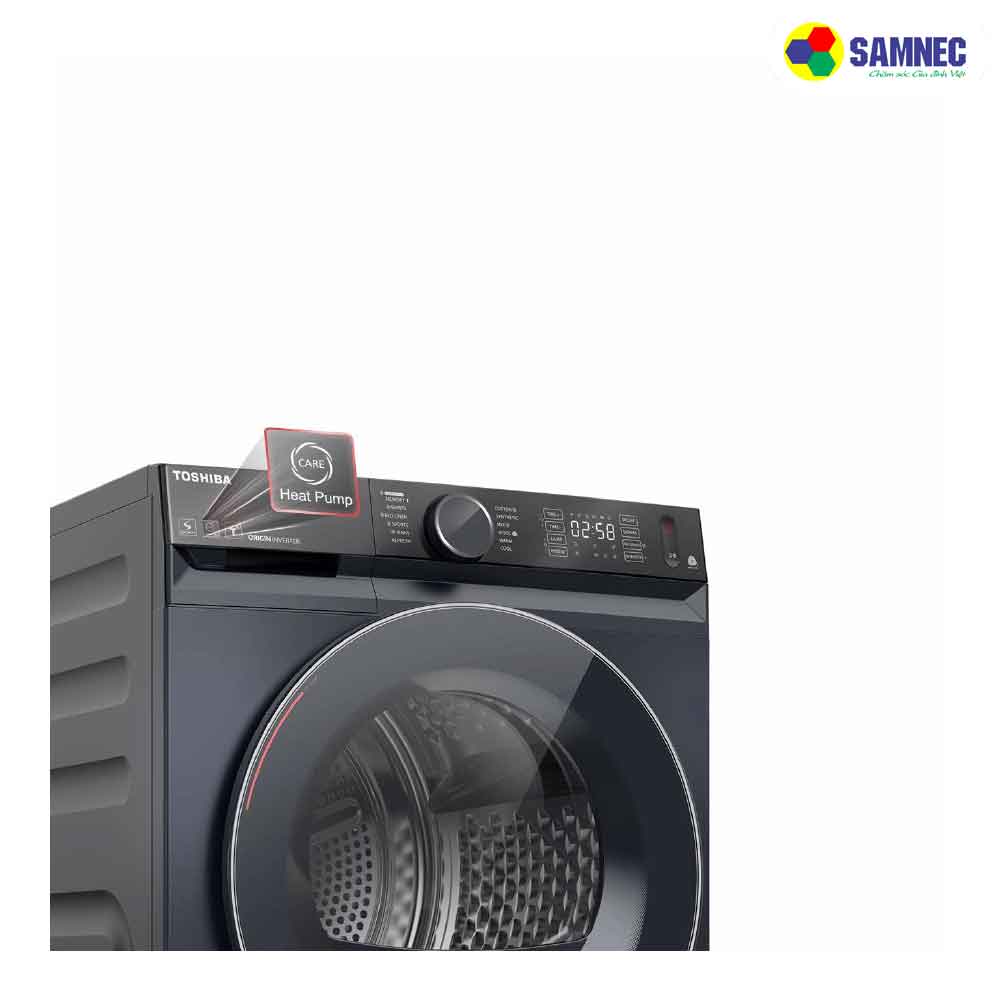 Công nghệ sấy bơm nhiệt trên máy sấy bơm nhiệt Toshiba TD-BK110GHV (MK)
