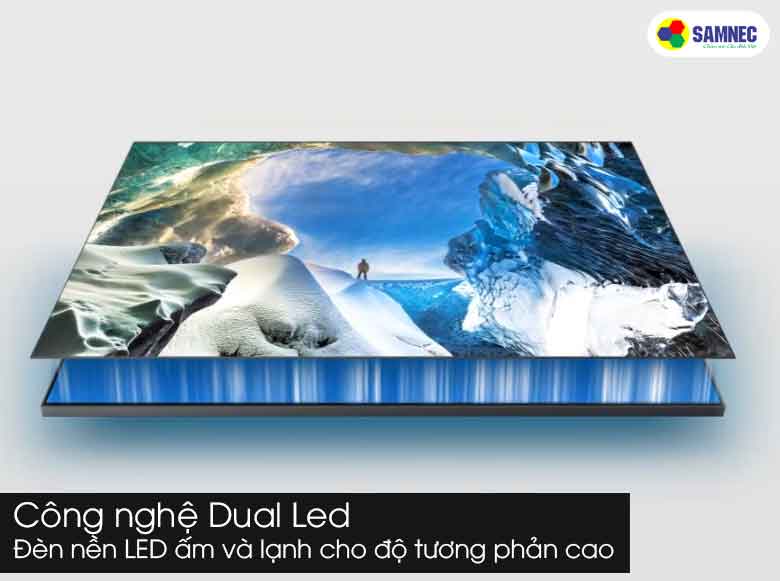 Công nghệ Dual LED trên Smart Tivi Samsung 75 inch QLED 4K 75QE1C