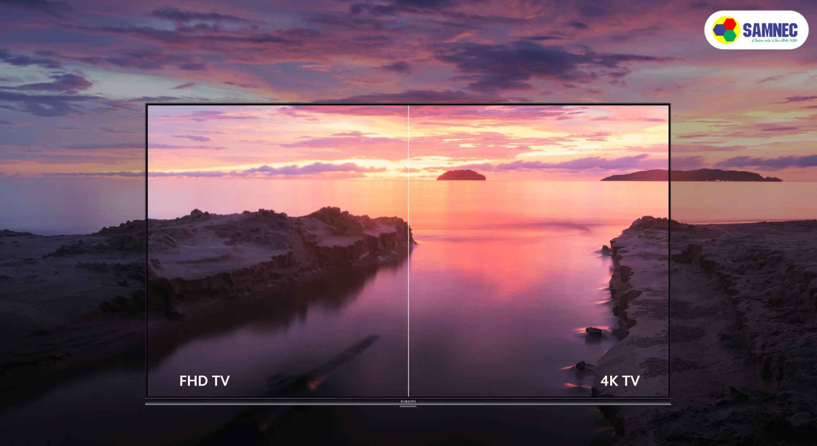 Chất lượng hình ảnh 4K cực rõ nét trên Xiaomi Google Tivi 4K 55 inch 55A Pro L55M8-A2SEA