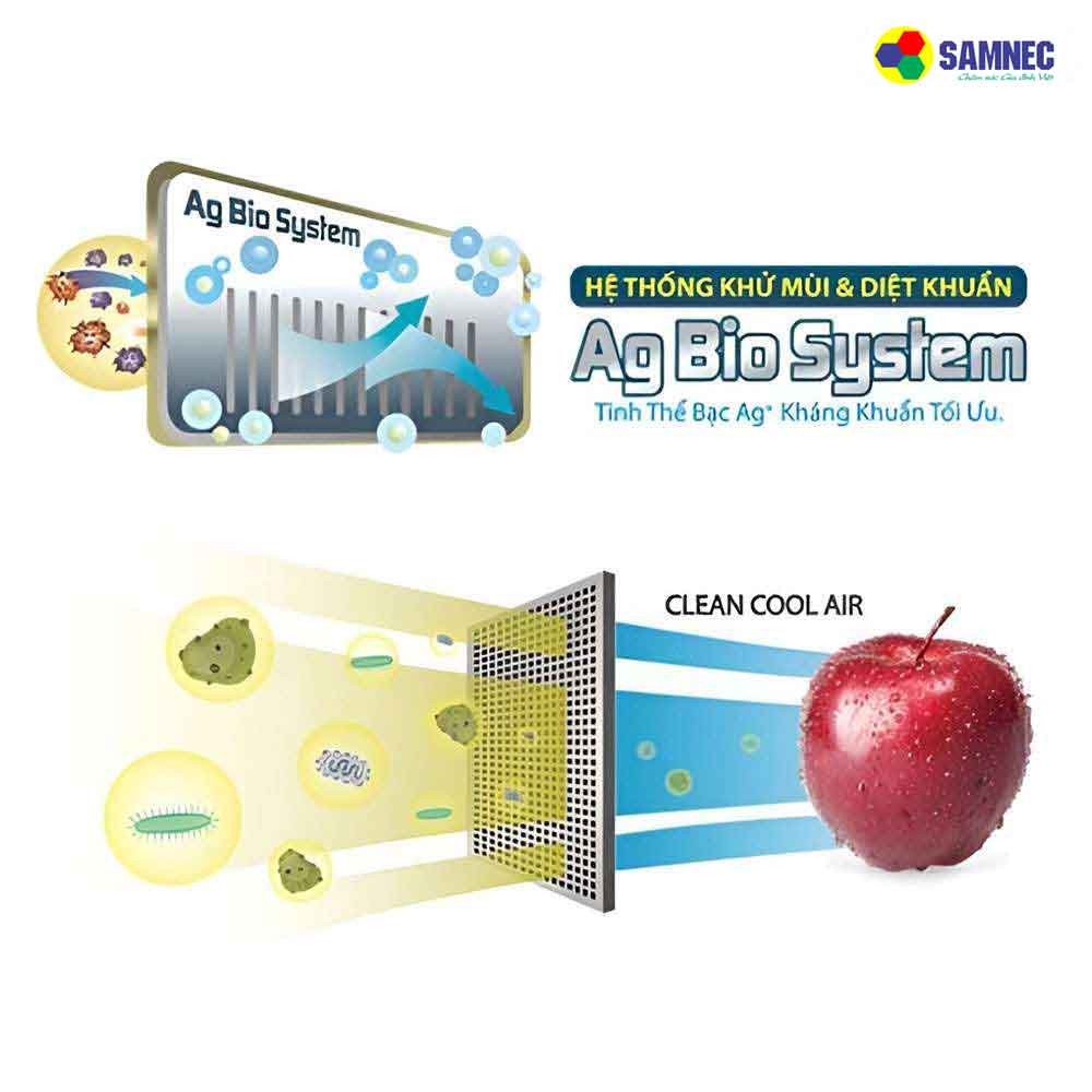 Công nghệ PureBio - Ag+ Bio trên tủ lạnh Toshiba GR-RT329WE-PMV(52)