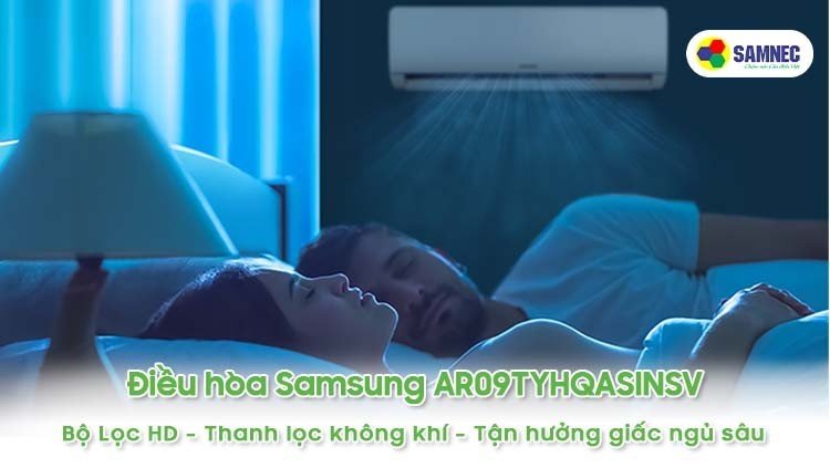 Công nghệ lọc không khí trên điều hòa Samsung Inverter 9000 BTU AR09TYHQASINSV