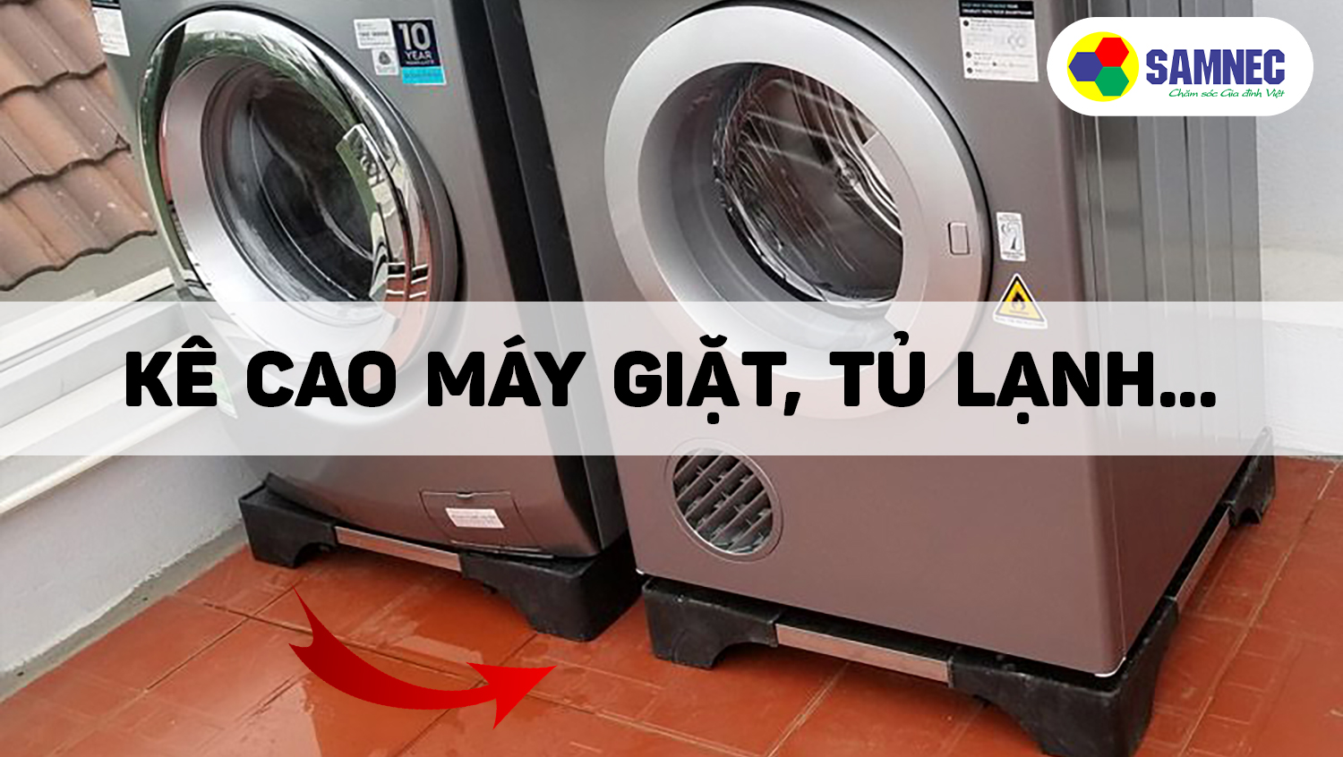 Cách chống nồm ẩm cho máy giặt, tủ lạnh