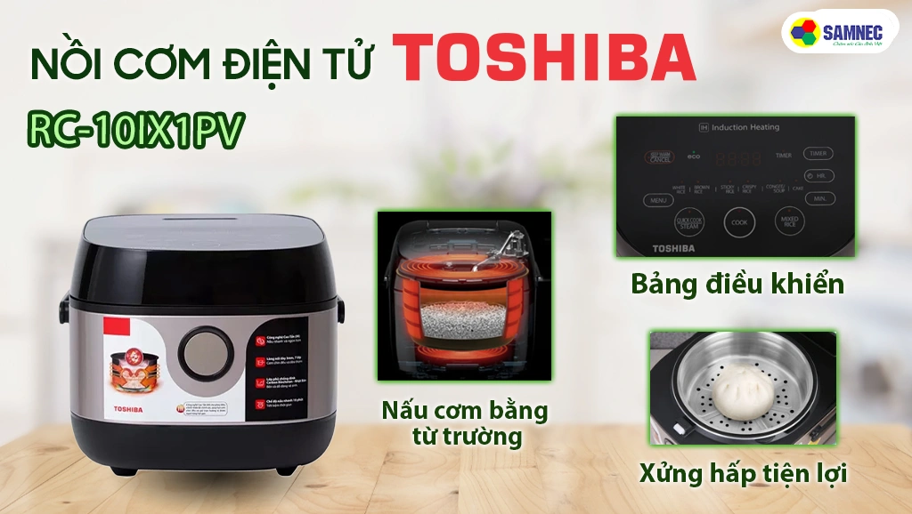 Nồi cơm cao tần Toshiba RC-10IX1PV