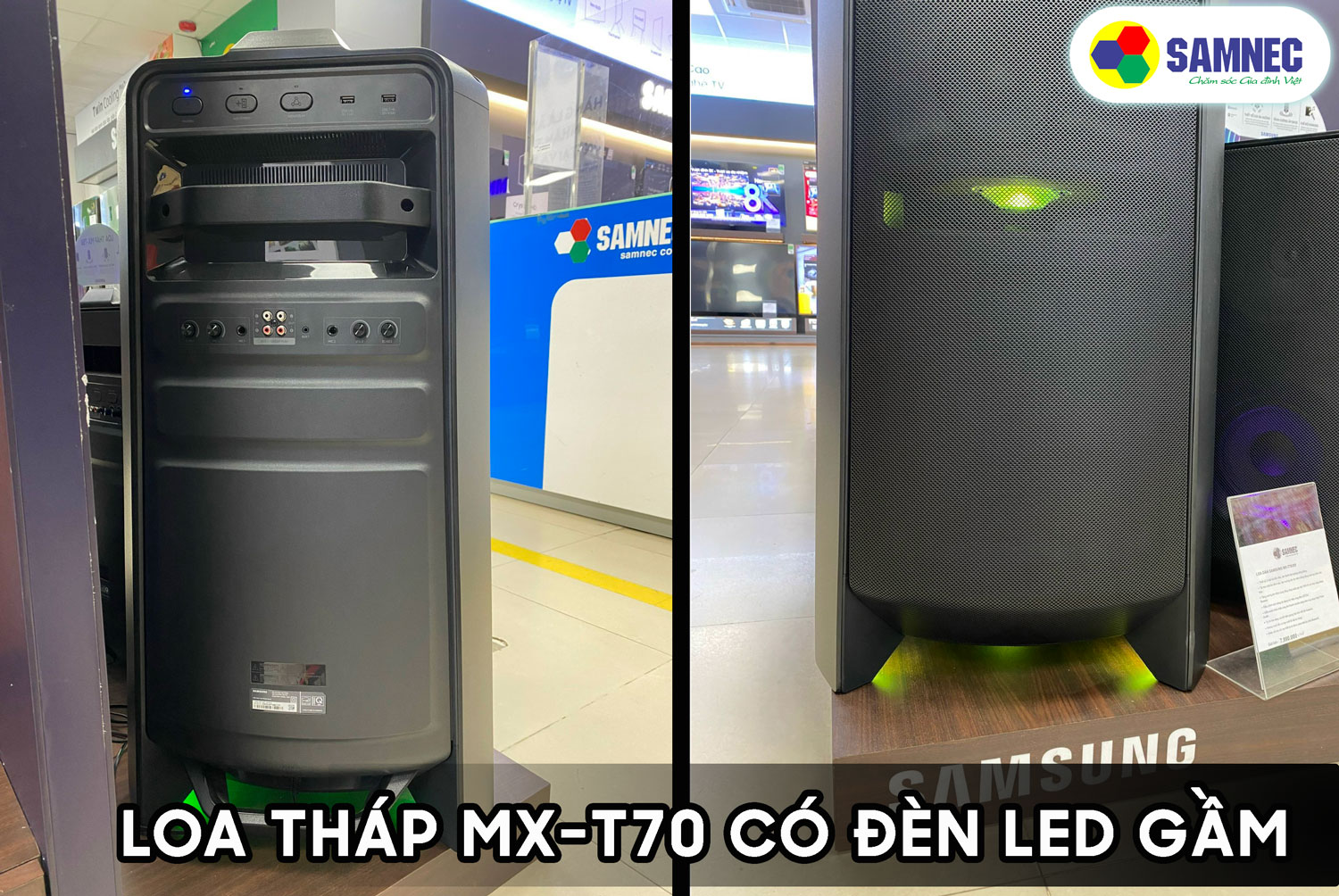 Đèn Led gầm trên loa MX-T70