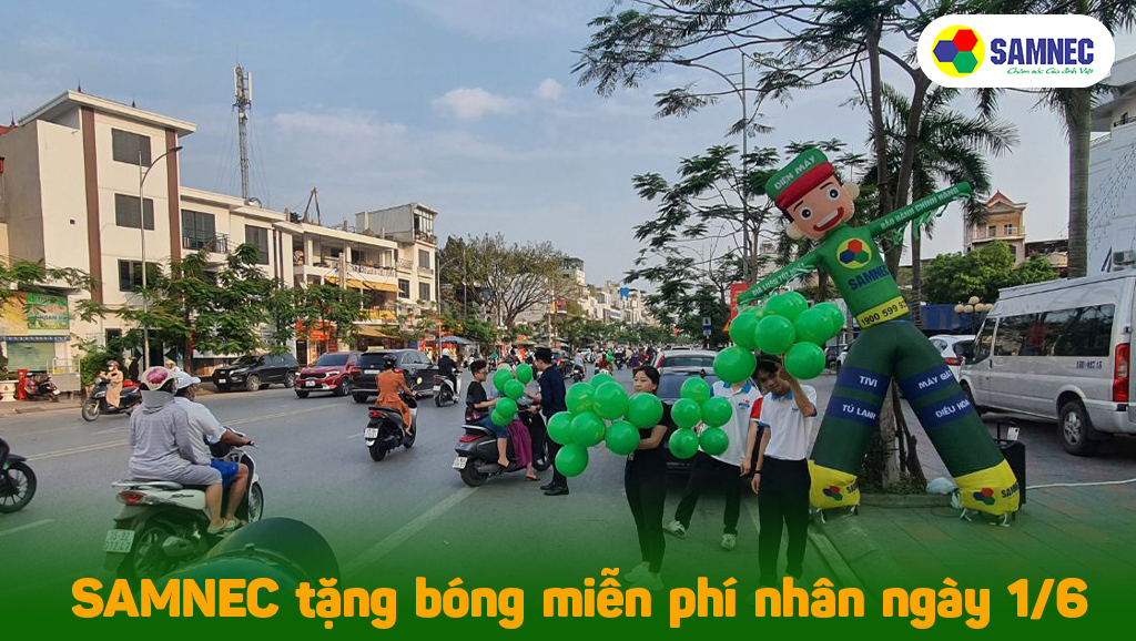Samnec hưởng ứng ngay 1/6 Tết thiếu nhi